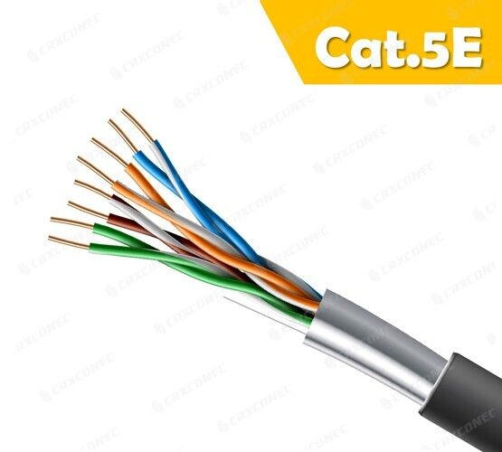 CMX 24AWG Cat.5E F/UTP Outdoor Lan Cable.BK