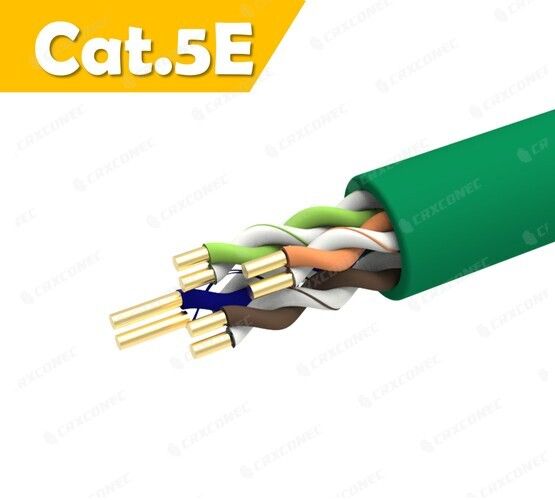 كابل LAN صلب 24AWG Cat.5E U/UTP معتمد من CM GN