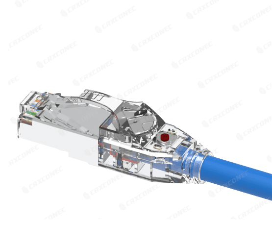 UL 인증 LED 추적 가능 Cat.6 U/FTP 26AWG 패치 코드.