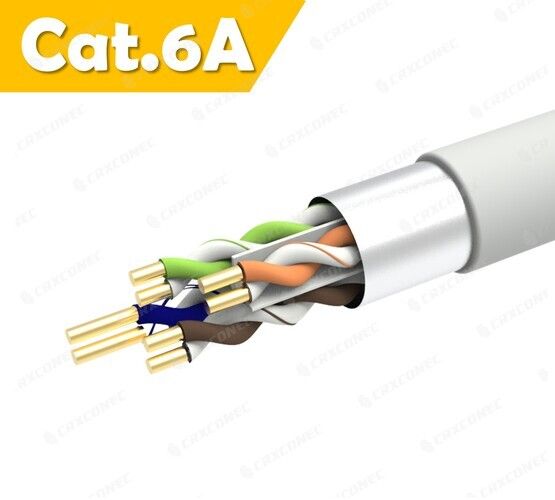 CAT.6A 23AWG FTP 솔리드 LAN 케이블 GRAY PVC