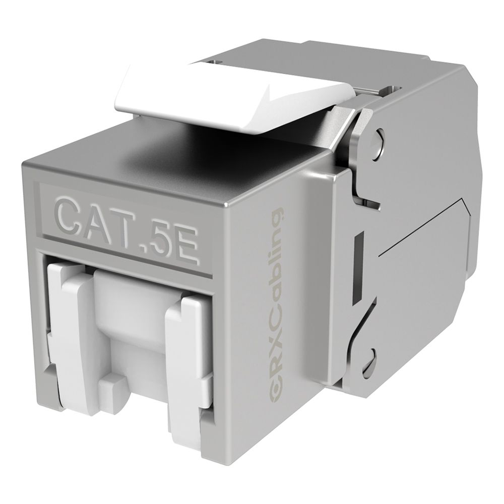موصل RJ45 كاستاند كات.5E محمي بالكامل بدون أدوات.