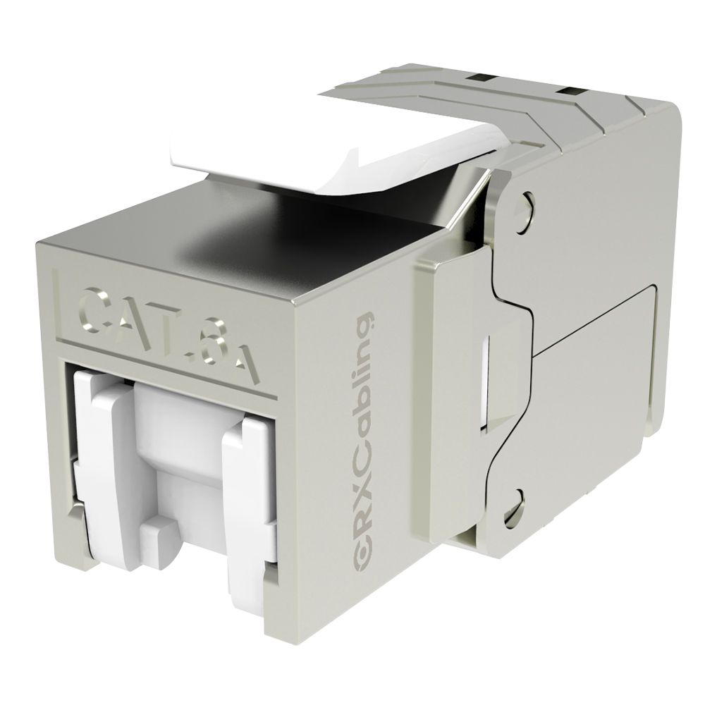 موصل كات.6A RJ45 بدون أدوات مع غطاء.