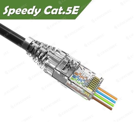موصل RJ45 سريع Cat.5E UTP معتمد من UL