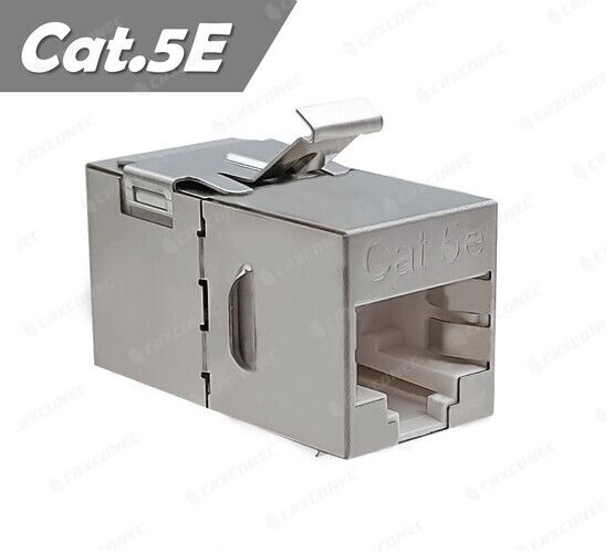 UL 인증 180도 Cat.5E STP RJ45 커플러