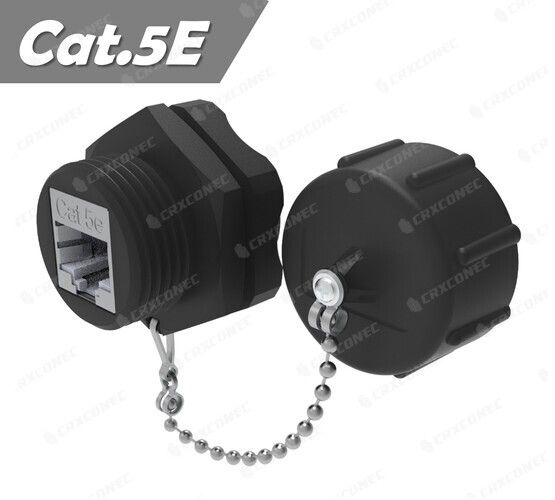 موصل RJ45 الصناعي IP68 مقاوم للماء Cat.6A STP