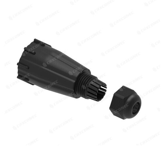 IP68 등급 방수 조립 RJ45 부트 블랙 색상