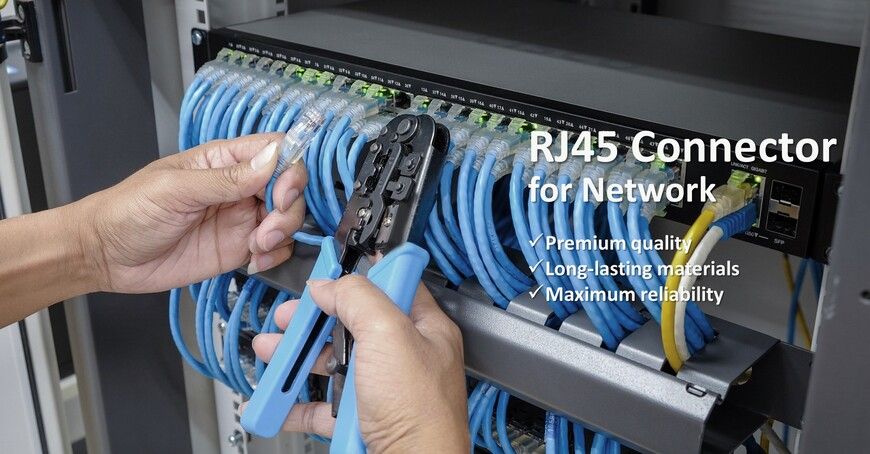 CRXCabling RJ45 Konektör Uygulaması