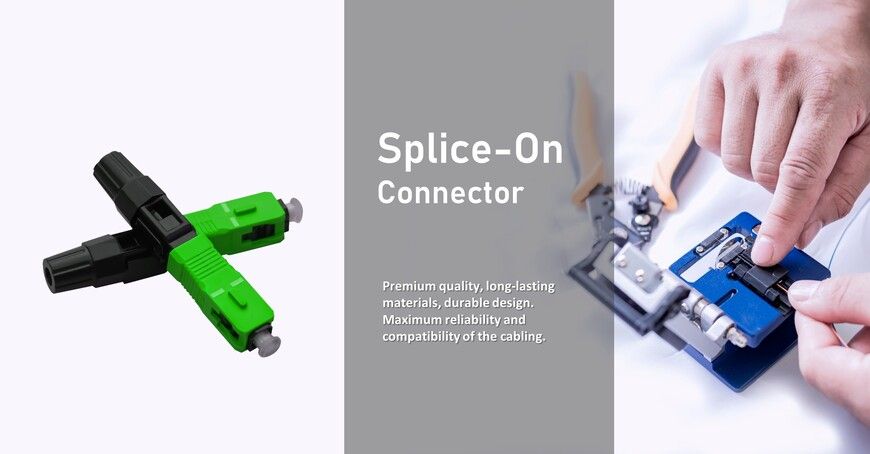 CRXCabling SC APC Fiber Splice on connector Application