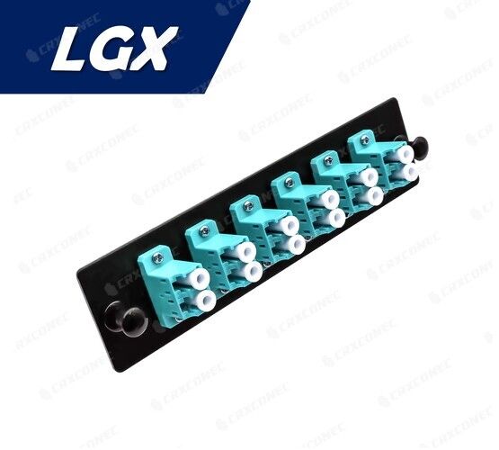 LGX OM3 LC 듀플렉스 12C 어댑터 패널