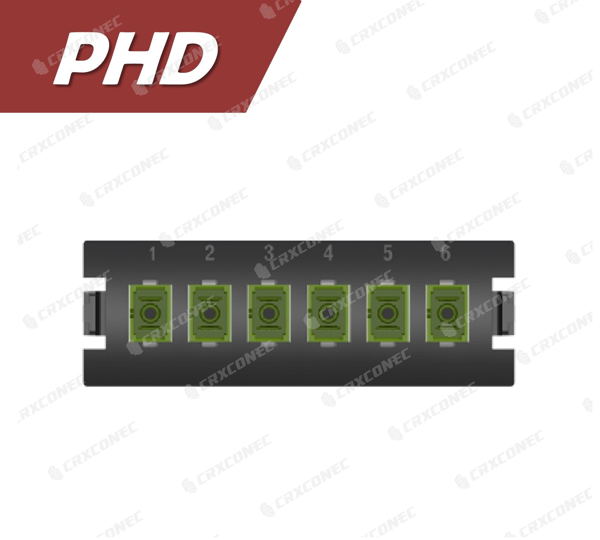 CRXCabling لوحة محول PHD Series SC 6C OM5