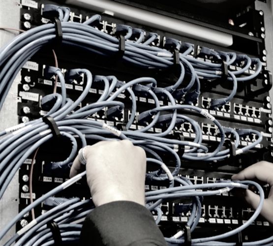 نظام توصيل كابلات الشبكة