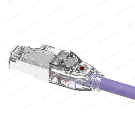 UL 인증 LED 추적 가능 Cat.6 U/FTP 26AWG 패치 코드 PVC 1M 보라색 - UL 인증 LED 추적 가능 Cat.6 U/FTP 26AWG 패치 코드.