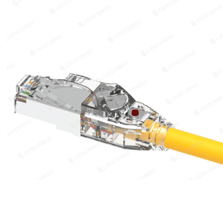 UL 인증 LED 추적 가능 Cat.6 U/FTP 26AWG 패치 코드 PVC 1M 노란색 - UL 인증 LED 추적 가능 Cat.6 U/FTP 26AWG 패치 코드.