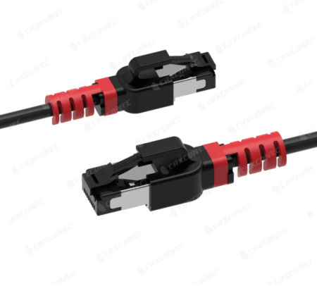 کابل پچ 30AWG STP اسکورپیون فوق باریک Cat.6A با کلیپ‌های رنگی PVC 1M - کابل پچ 30AWG Cat.6A STP فوق باریک اسکورپیون با گیره‌های رنگی، دارای گواهی UL.