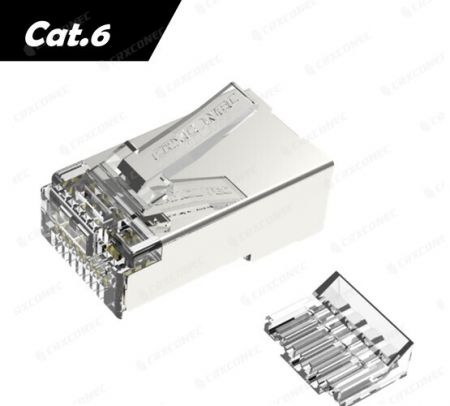 UL Listeli Extreme Cat.6 STP RJ45 Bağlantı Elemanı ile Ekleme