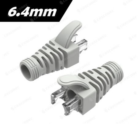 Gri Renk 6.4mm Tokalı RJ45 Kapağı - RJ45 Konnektör Kapağı Gri Renk