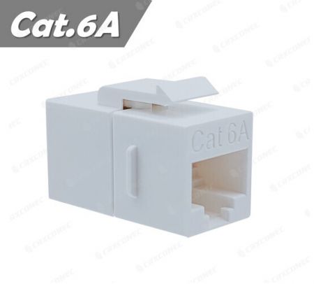 موصل RJ45 UTP Cat.6A بزاوية 180 درجة معتمد من UL
