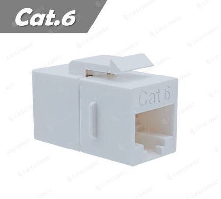 موصل RJ45 Cat.6 UTP بزاوية 180 درجة معتمد من UL