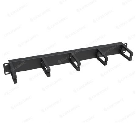 مدیریت کابل 5 آویز افقی 19 اینچ 1U به رنگ مشکی