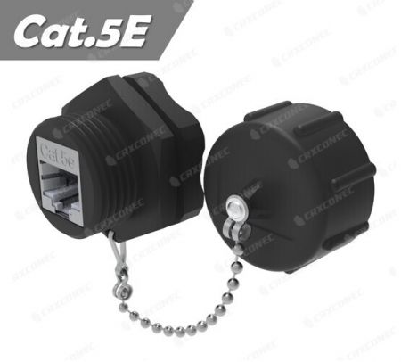 موصل RJ45 الصناعي IP68 مقاوم للماء Cat.5E STP