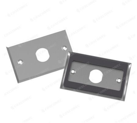 پلاک دیواری صنعتی ضد آب با درجه IP44 و 1 پورت. - پلاک صنعتی ضد آب با درجه IP44 و 1 پورت.