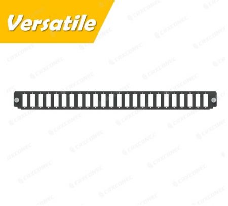 MF LIU Fiber Panel Front Plate 24 Port for SC Duplex/ LC Quad Adaptor - 24 Port Fiber Adapter Panel