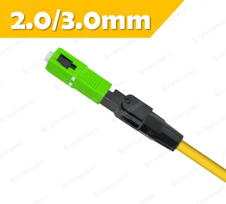 کانکتور سریع SC APC برای کابل فیبر 2.0/3.0mm