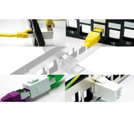 RJ45 커플러 - CRXCabling RJ45 커플러 및 배선 시스템용 접속함